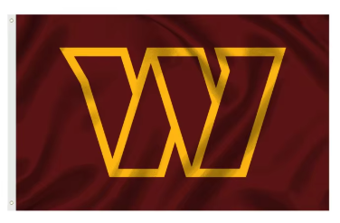 Washington Commanders Flag-3x5FT -100% polyester NFL Washington Redskins Banner Washington Champions Flags