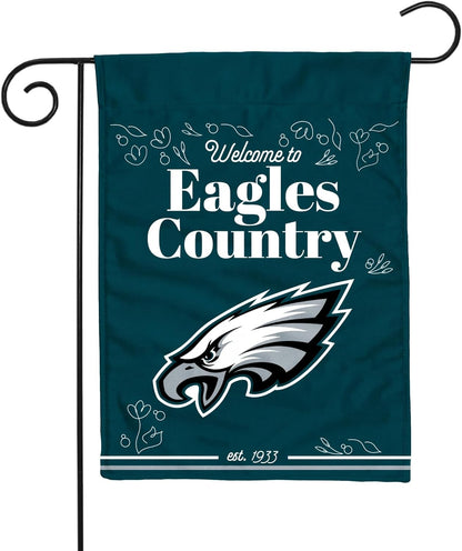 Philadelphia Eagles Flag  NFL Philadelphia Eagles Garden Banner Flags -100% polyester 12x18 inches / 28x40 inches