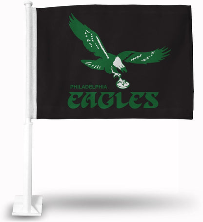 Car Window Flag of Washington Commanders 11X18 Inch(28x46cm) 100% Polyester, White Strong White Flagpole