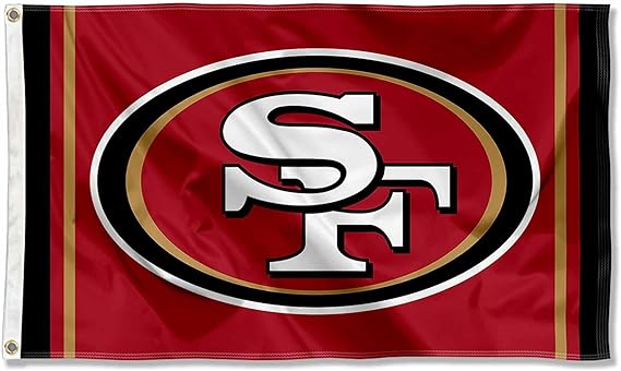 NFL San Francisco 49ers Flag-3x5Ft SF 49ers Banner-100% polyester