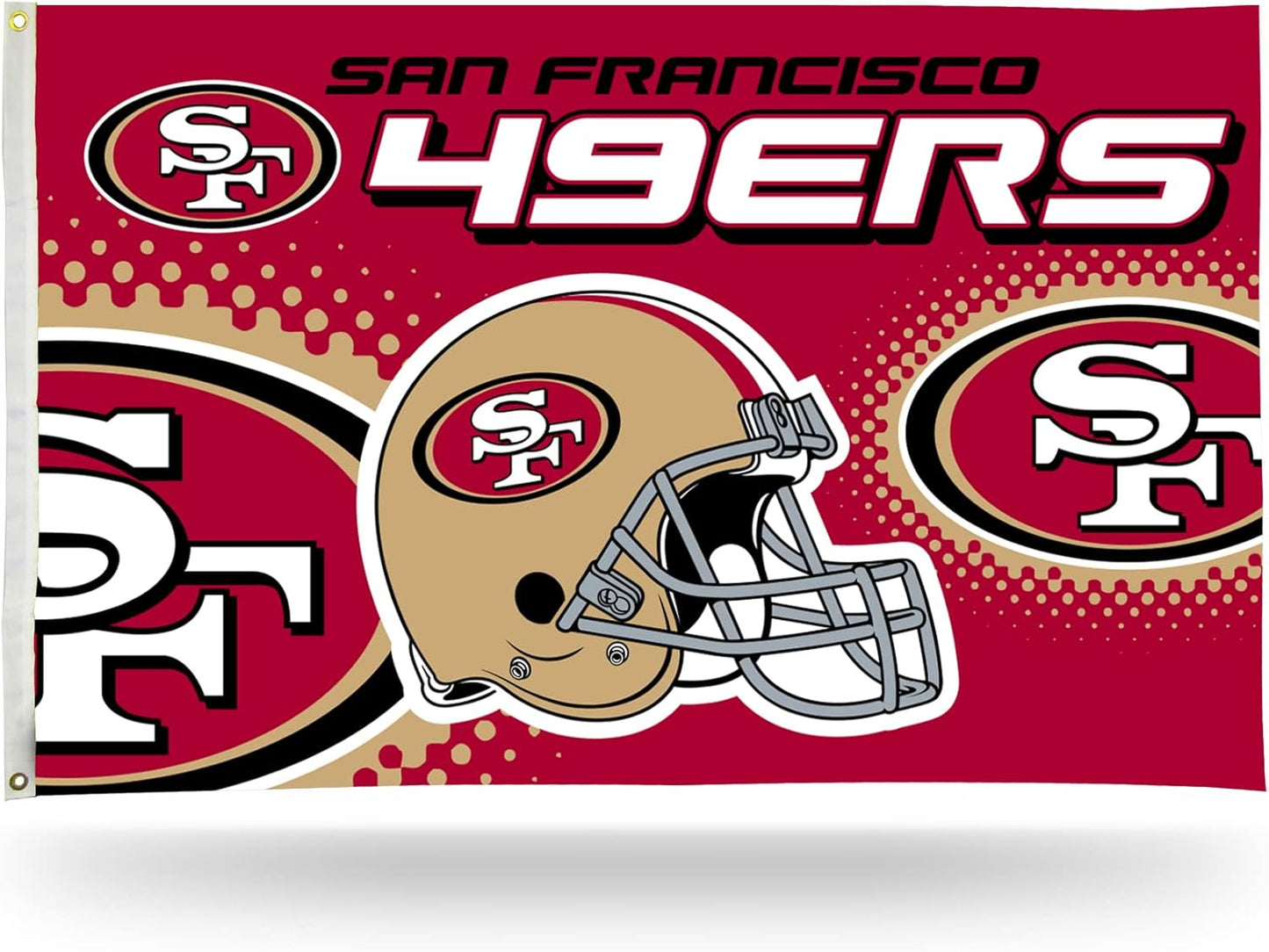NFL San Francisco 49ers Flag-3x5Ft SF 49ers Banner-100% polyester