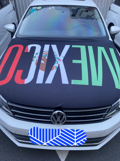 Germany Car Hood Cover Flag , Engine Banner Germany,3.3X5ft,100% Polyester Elastic Fabrics Can be Washed