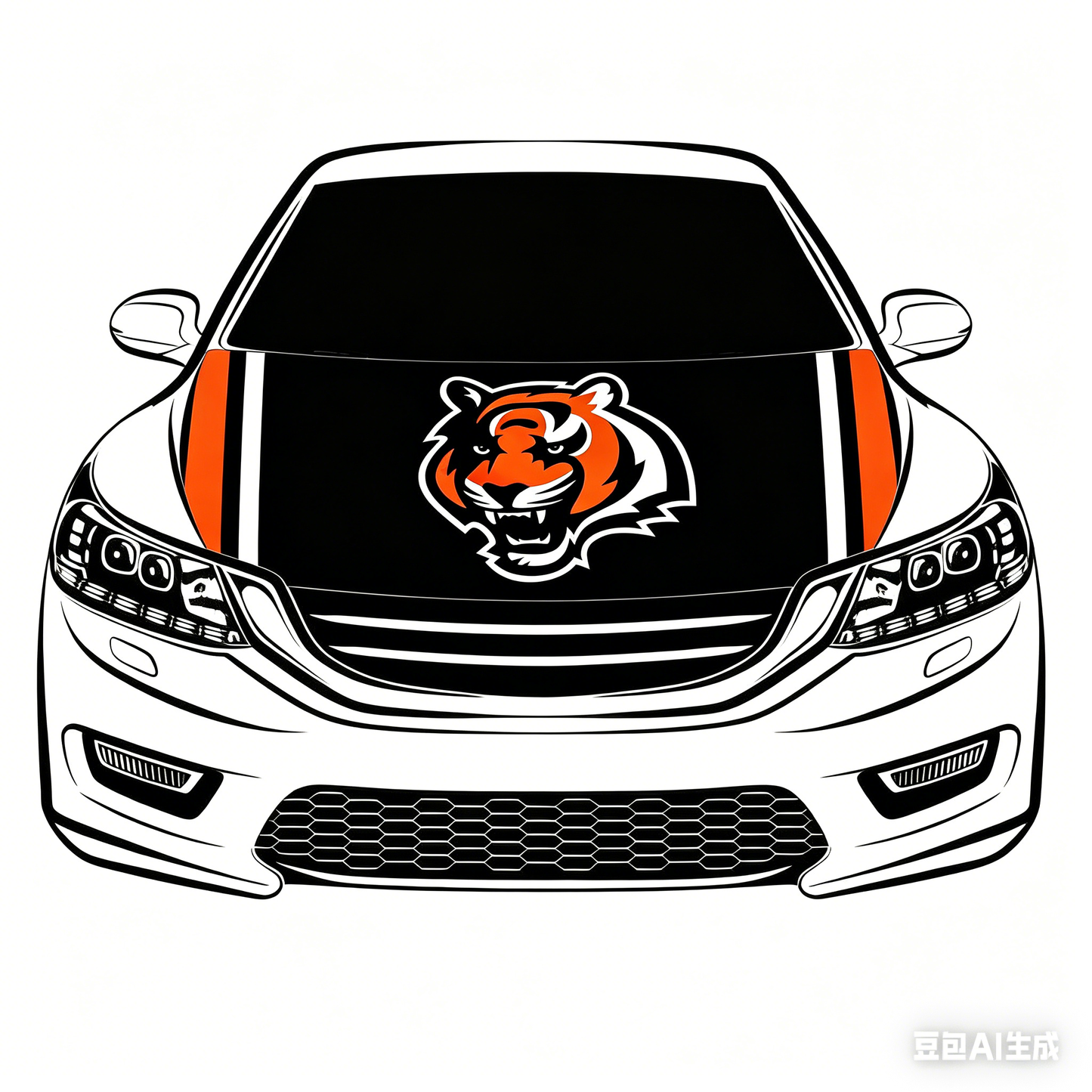 NFL Cincinnati Bengals Flag-3.3x5 Ft 6X7Ft Car Hood Cover Banner Flag OfCincinnati Bengals -100% polyester