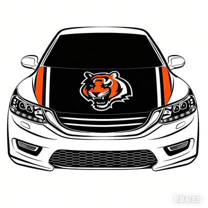 NFL Cincinnati Bengals Flag-3.3x5 Ft 6X7Ft Car Hood Cover Banner Flag OfCincinnati Bengals -100% polyester