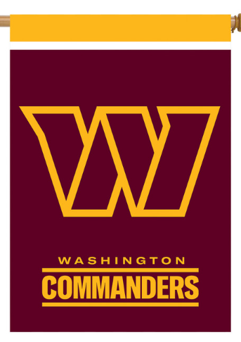 Washington Commanders Flag 12x18 inches / 28x40 inches NFL Washington Redskins Garden Banner Flags -100% polyester