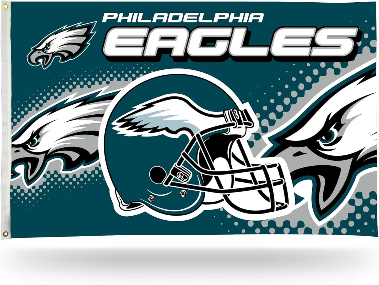 Philadelphia Eagles Flag-3x5 NFL Philadelphia Eagles Banner Flags-100% polyester-Strips & Stars-gloves