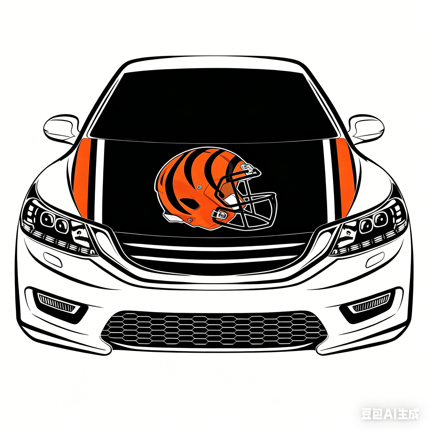 NFL Cincinnati Bengals Flag-3.3x5 Ft 6X7Ft Car Hood Cover Banner Flag OfCincinnati Bengals -100% polyester