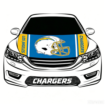 Los Angeles Chargers Flag-3.3x5 Ft 6X7Ft Car Hood Cover Banner Flag Of NFL Chargers -100% polyester