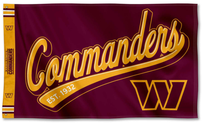 Washington Commanders Flag-3x5FT -100% polyester NFL Washington Redskins Banner Washington Champions Flags