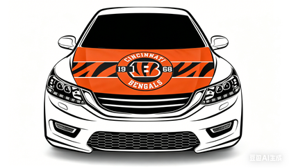 NFL Cincinnati Bengals Flag-3.3x5 Ft 6X7Ft Car Hood Cover Banner Flag OfCincinnati Bengals -100% polyester