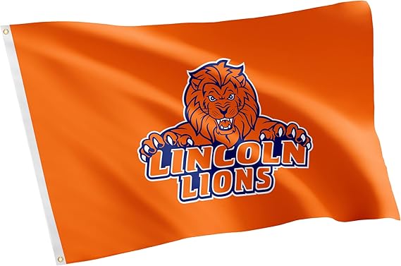 NCAA Lincoln Lions Flag 100% Polyester Lincoln University Banner 3X5FT