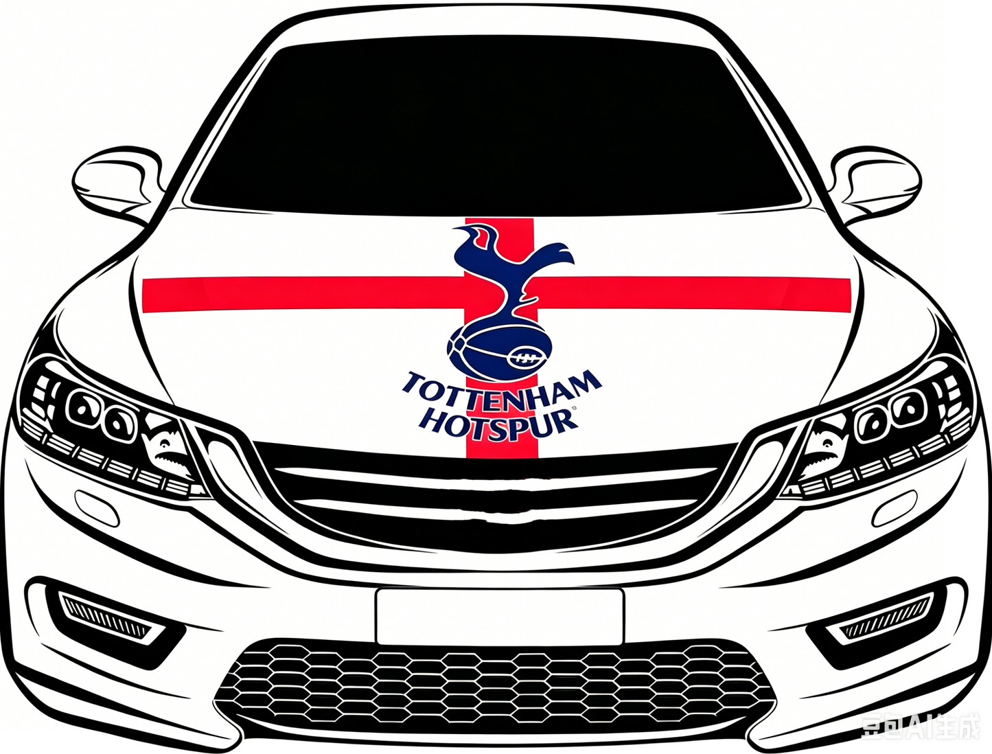 Tottenham Hotspur Football Club  Flag-3.3x5 Ft 6X7Ft Car Hood Cover Banner Flag Of Eagland Tottenham Hotspur  -100% polyester