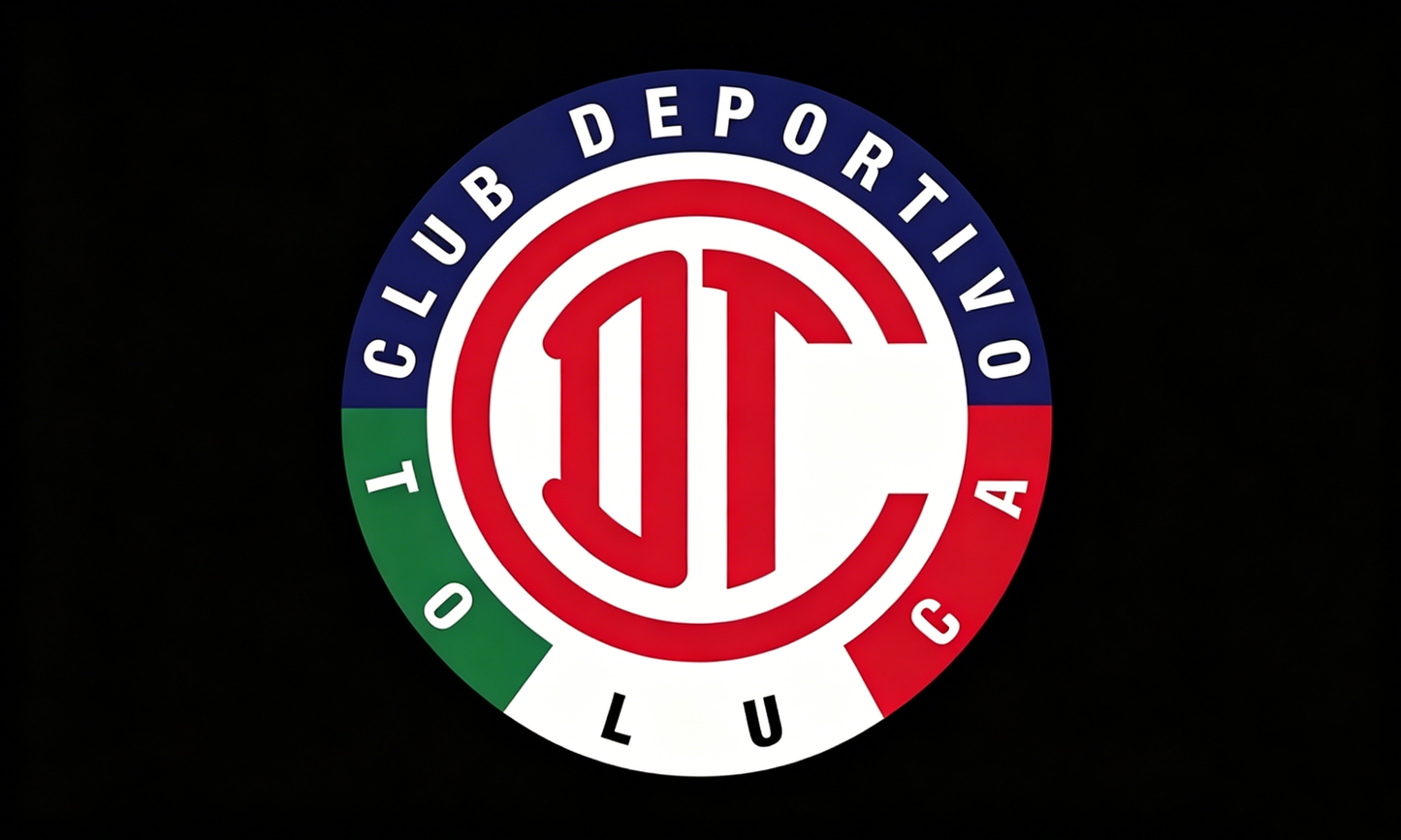 Toluca Flag --3x5 FT Football Club Deportivo Banner-100% polyester-2 Metal Grommets