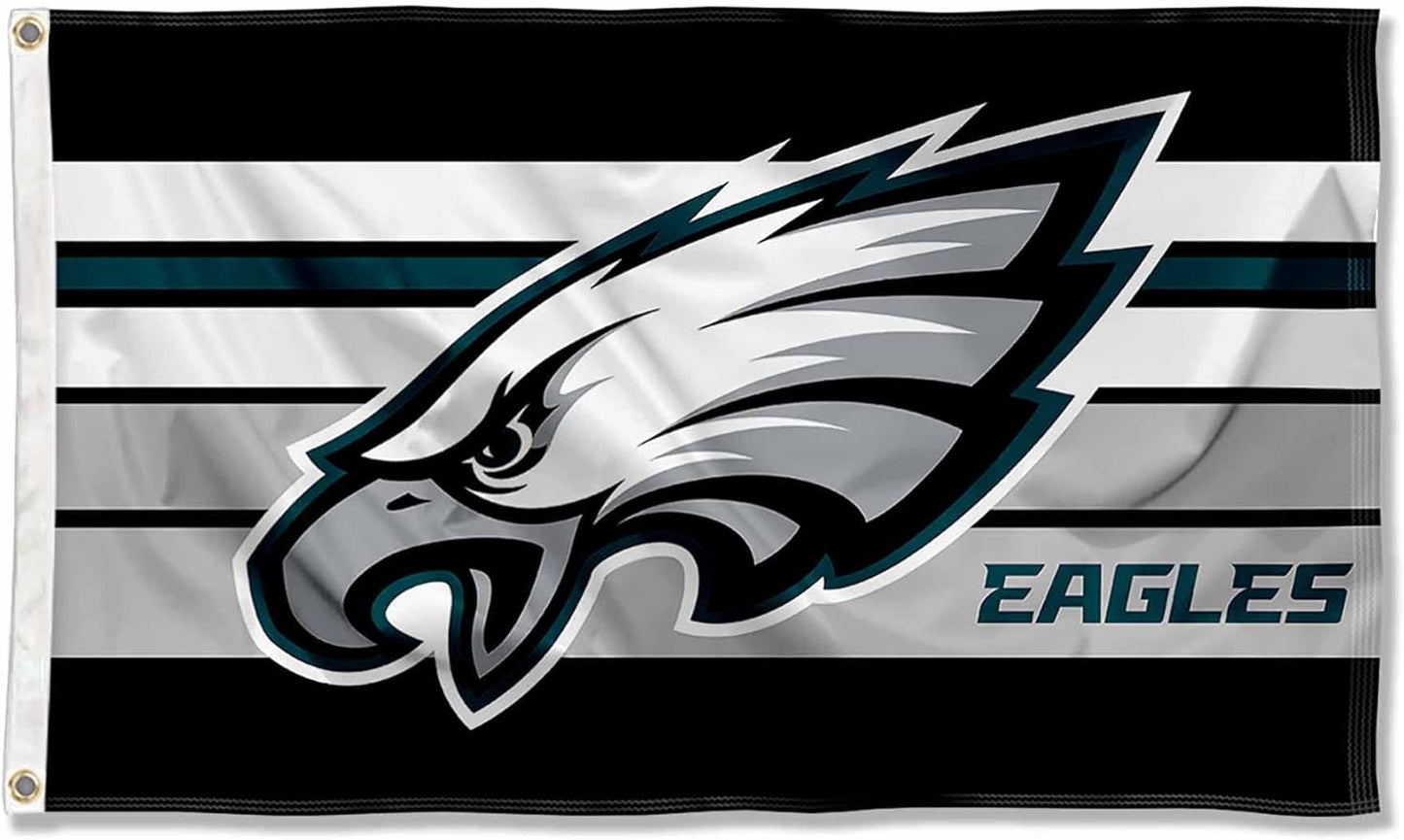 Philadelphia Eagles Flag-3x5Ft NFL Philadelphia Eagles Flag Banner-100% polyester-Strips & Stars-gloves