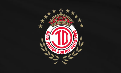 Toluca Flag --3x5 FT Football Club Deportivo Banner-100% polyester-2 Metal Grommets