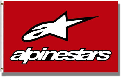 Alpinestars Flag-3x5Ft Banner Of Alpinestars -100% polyester