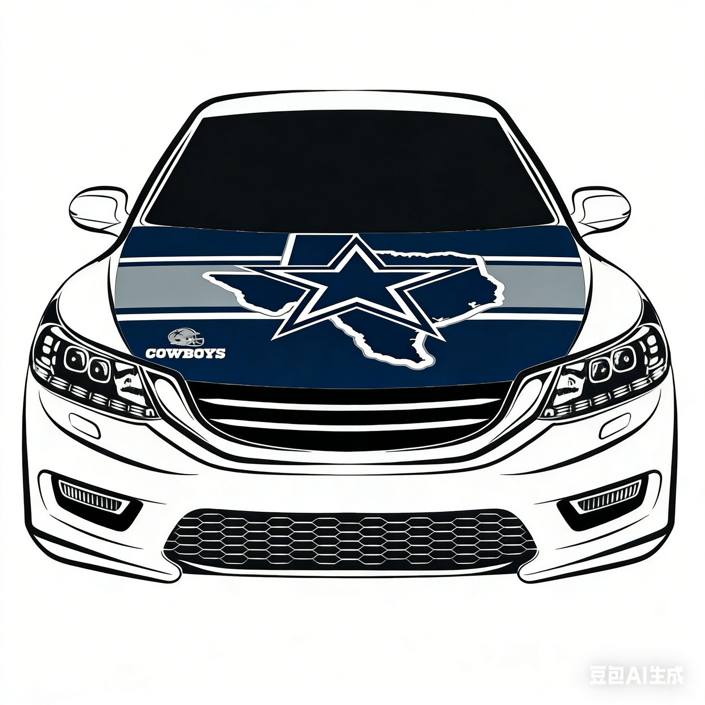 NFL Dalls Cowboys Flag-3.3x5 Ft 6X7Ft Car Hood Cover Banner Flag Of Dalls Cowboys -100% polyester
