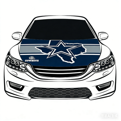 NFL Dalls Cowboys Flag-3.3x5 Ft 6X7Ft Car Hood Cover Banner Flag Of Dalls Cowboys -100% polyester