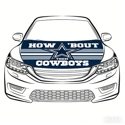 NFL Dalls Cowboys Flag-3.3x5 Ft 6X7Ft Car Hood Cover Banner Flag Of Dalls Cowboys -100% polyester