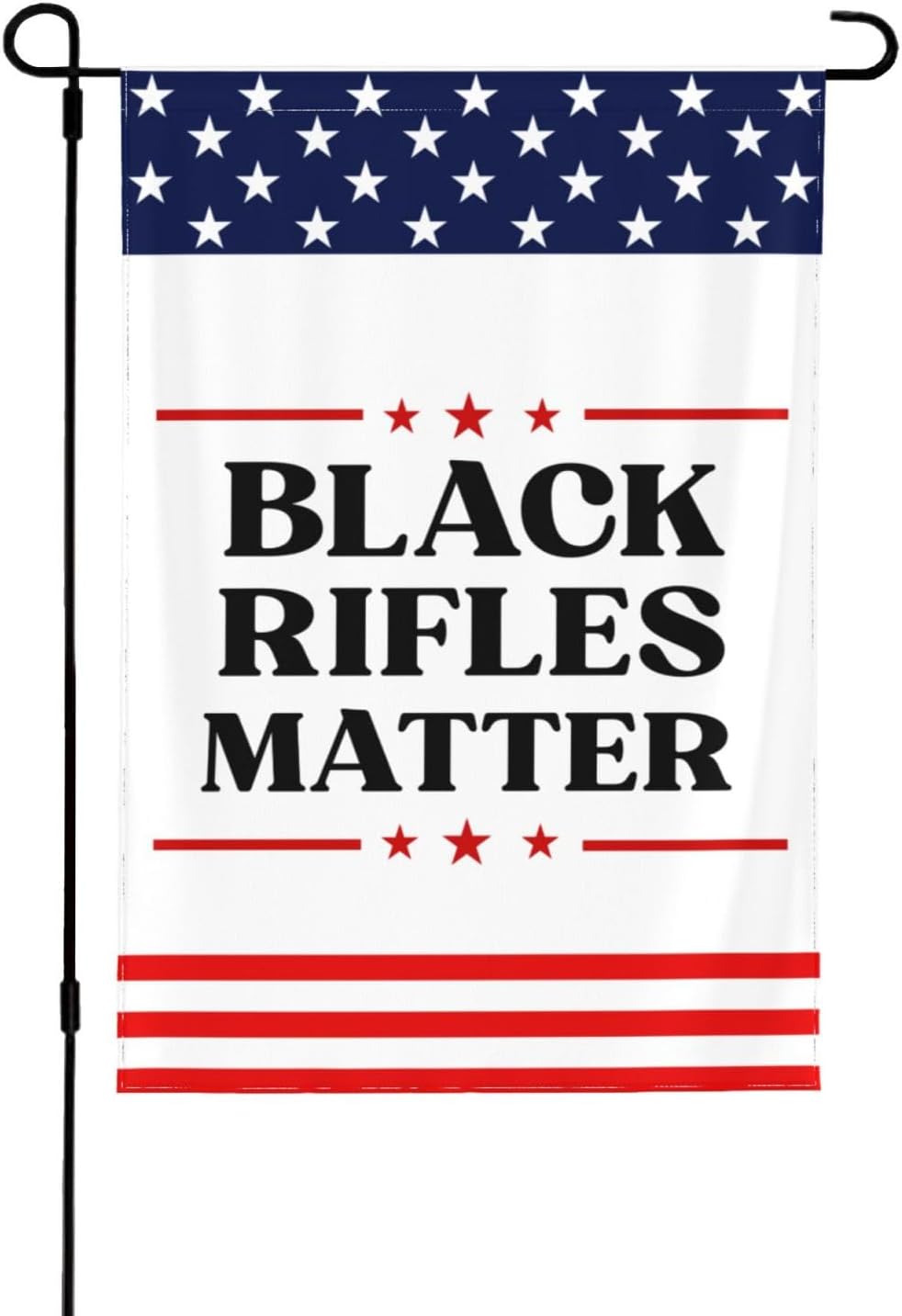 Black Rifles Matter-Garden Banner Flag-100% polyester