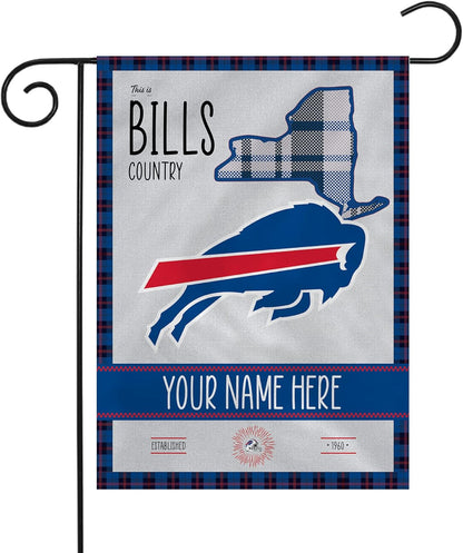 Buffalo Bills Flag- NFL Buffalo Bills Garden Patio Banner -100% polyester 12x18''  28x40''