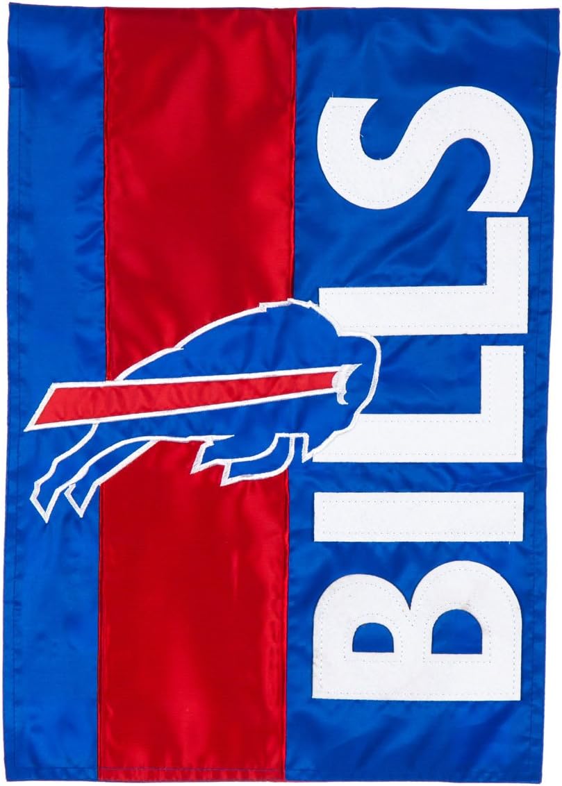 Buffalo Bills Flag- NFL Buffalo Bills Garden Patio Banner -100% polyester 12x18''  28x40''
