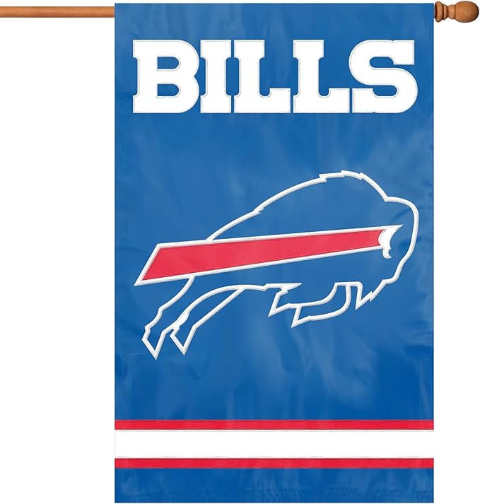 Buffalo Bills Flag- NFL Buffalo Bills Garden Patio Banner -100% polyester 12x18''  28x40''