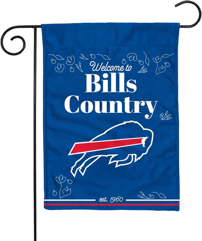 Buffalo Bills Flag- NFL Buffalo Bills Garden Patio Banner -100% polyester 12x18''  28x40''