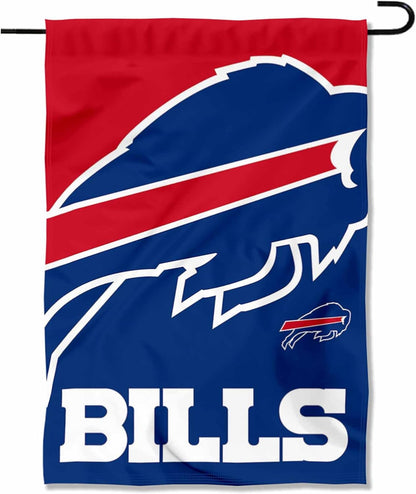 Buffalo Bills Flag- NFL Buffalo Bills Garden Patio Banner -100% polyester 12x18''  28x40''