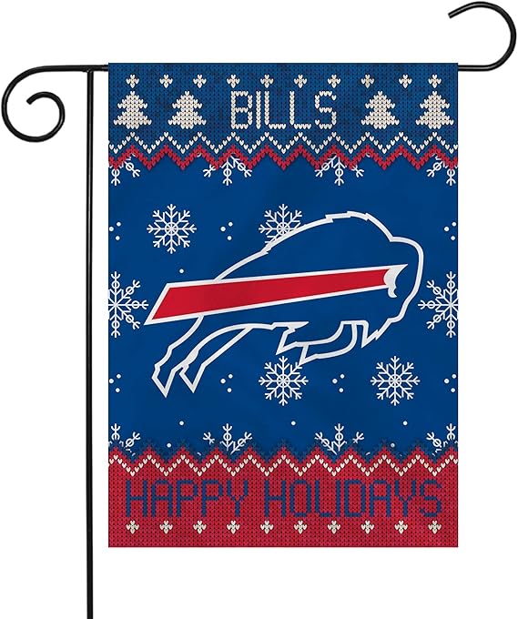 Buffalo Bills Flag- NFL Buffalo Bills Garden Patio Banner -100% polyester 12x18''  28x40''