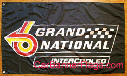 Buick Grand National Flag - Buick flag-3x5FT-100% polyester-checkered Banner