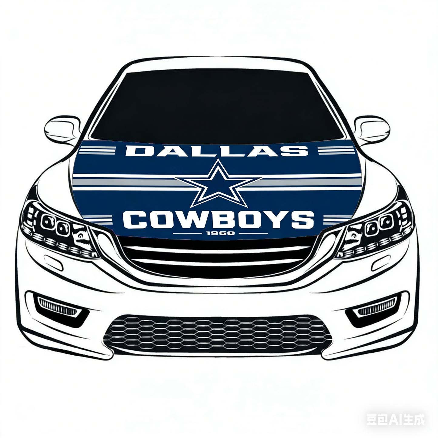 NFL Dalls Cowboys Flag-3.3x5 Ft 6X7Ft Car Hood Cover Banner Flag Of Dalls Cowboys -100% polyester