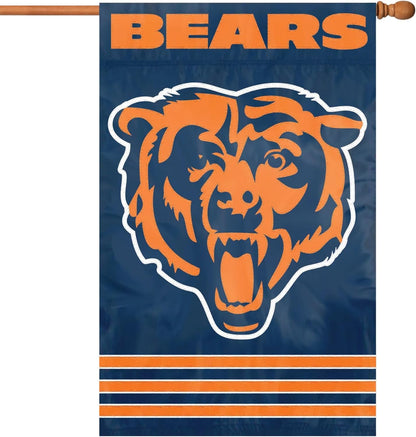 Chicago Bears Flag NFL Chicago Bears Garden Banner Flags -100% polyester 12x18 inches / 28x40 inch