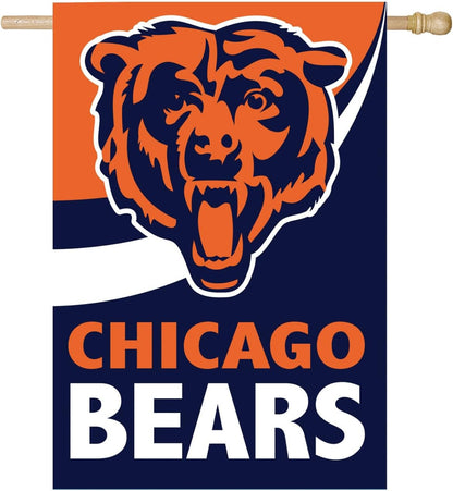 Chicago Bears Flag NFL Chicago Bears Garden Banner Flags -100% polyester 12x18 inches / 28x40 inch