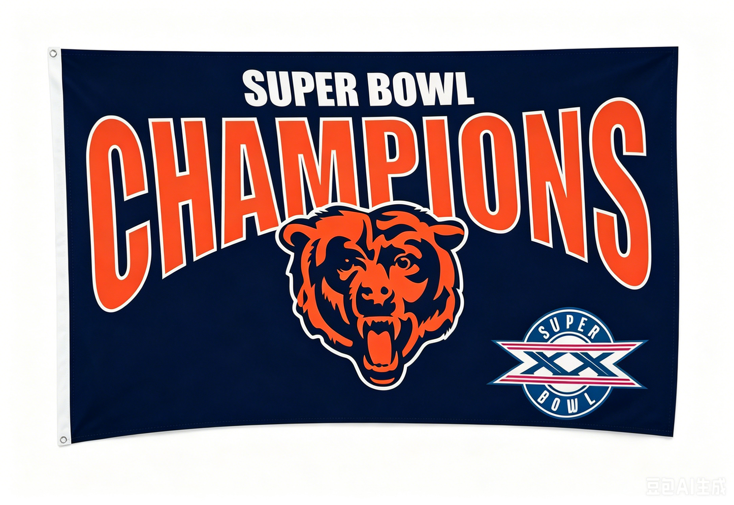 Kansas City Chiefs Flag-3x5 FT KC Chiefs Banner-100% polyester-2 Metal Grommets
