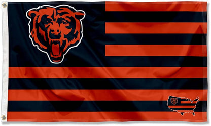 Kansas City Chiefs Flag-3x5 FT KC Chiefs Banner-100% polyester-2 Metal Grommets