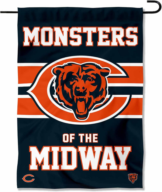 Chicago Bears Flag NFL Chicago Bears Garden Banner Flags -100% polyester 12x18 inches / 28x40 inch