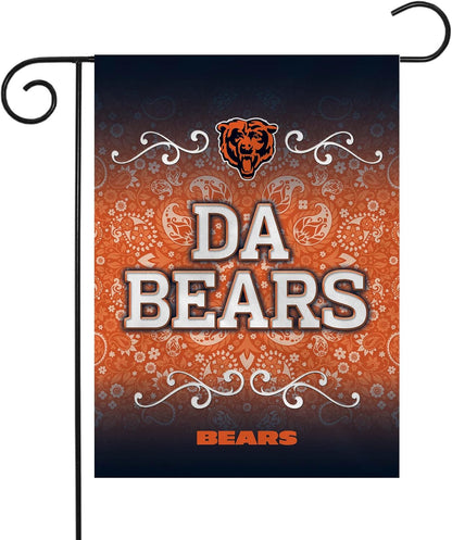 NFL Chicago Bears Flag Garden Banner Chicago Bears Flags -100% polyester 12x18 inches / 28x40 inch