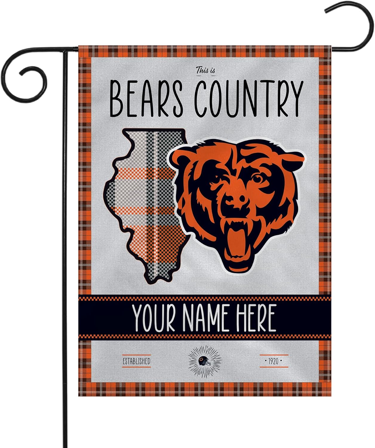 NFL Chicago Bears Flag Garden Banner Chicago Bears Flags -100% polyester 12x18 inches / 28x40 inch