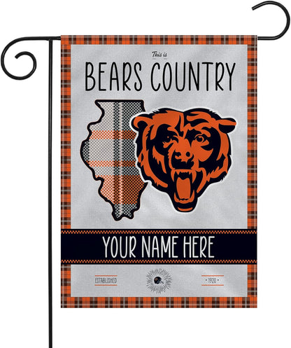NFL Chicago Bears Flag Garden Banner Chicago Bears Flags -100% polyester 12x18 inches / 28x40 inch