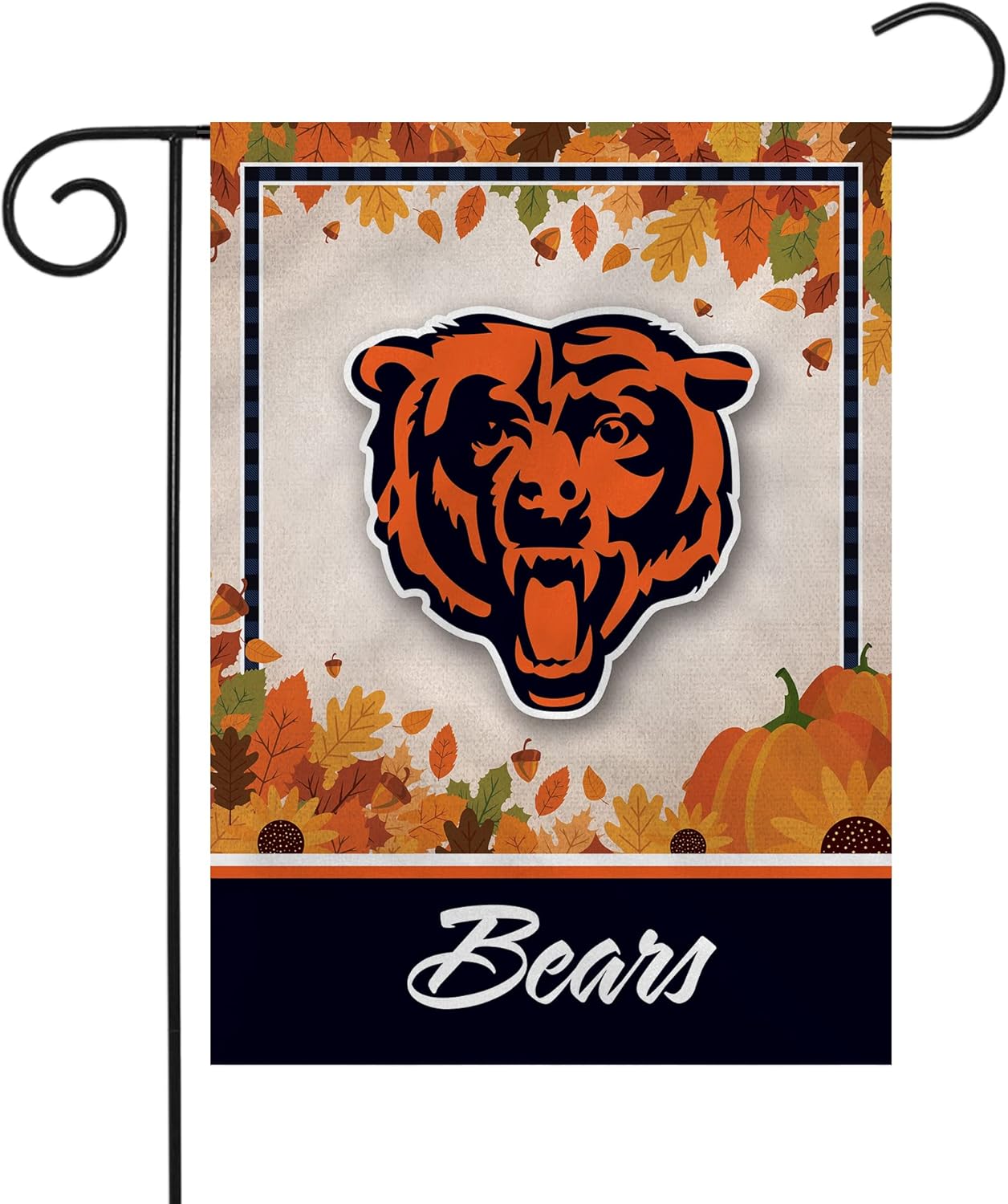 NFL Chicago Bears Flag Garden Banner Chicago Bears Flags -100% polyester 12x18 inches / 28x40 inch
