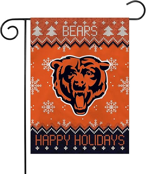 NFL Chicago Bears Flag Garden Banner Chicago Bears Flags -100% polyester 12x18 inches / 28x40 inch
