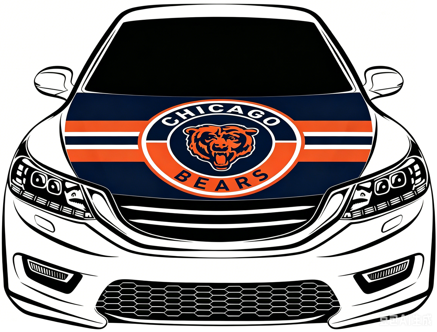 NFL Chicago Bears Flag-3.3x5 Ft 6X7Ft Car Hood Cover Banner Flag Of NFL Chicago Bears  -100% polyester