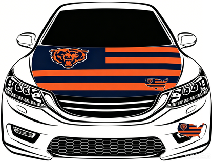 NFL Chicago Bears Flag-3.3x5 Ft 6X7Ft Car Hood Cover Banner Flag Of NFL Chicago Bears  -100% polyester