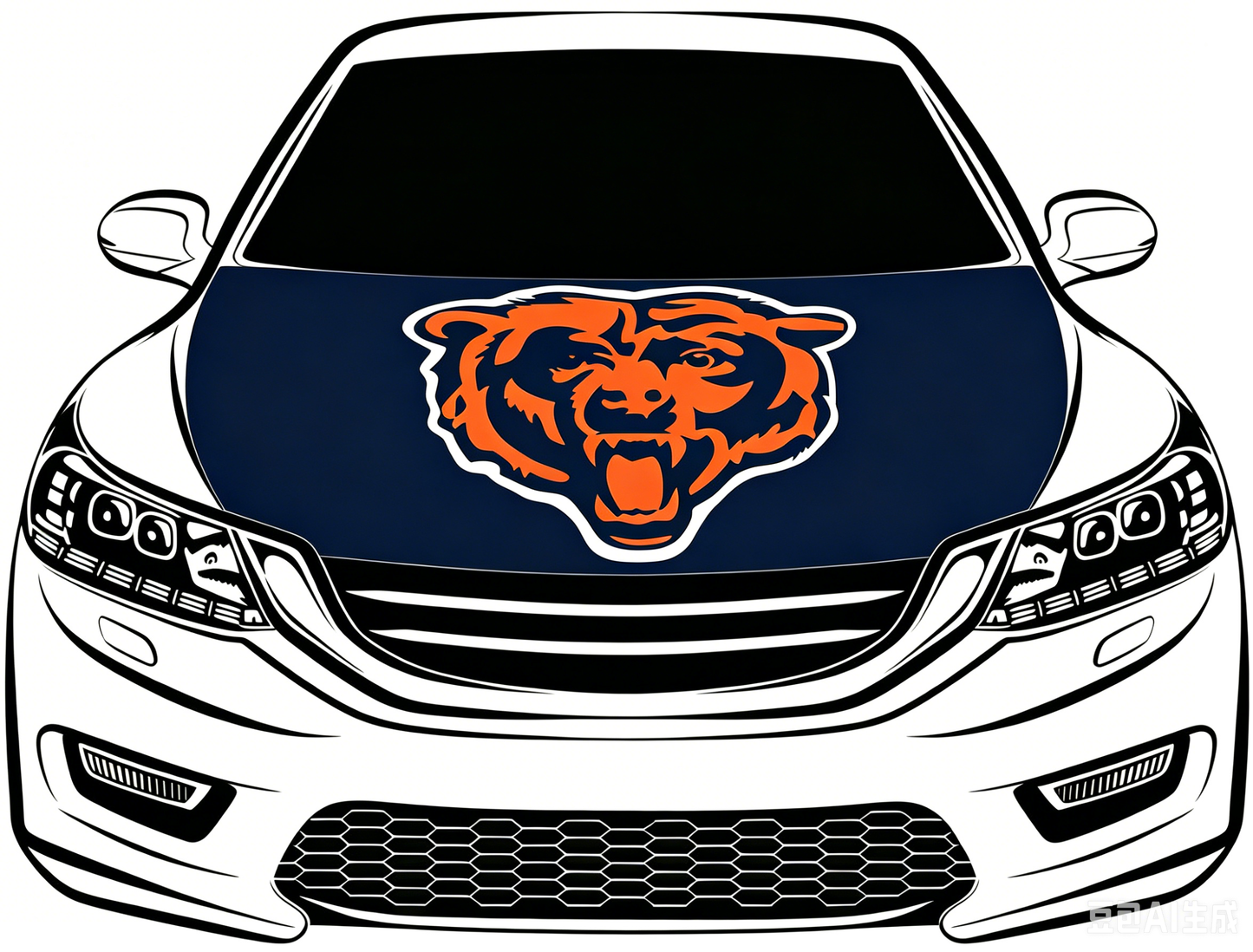 NFL Chicago Bears Flag-3.3x5 Ft 6X7Ft Car Hood Cover Banner Flag Of NFL Chicago Bears  -100% polyester