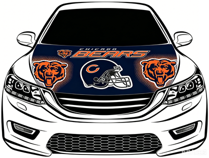 NFL Chicago Bears Flag-3.3x5 Ft 6X7Ft Car Hood Cover Banner Flag Of NFL Chicago Bears  -100% polyester