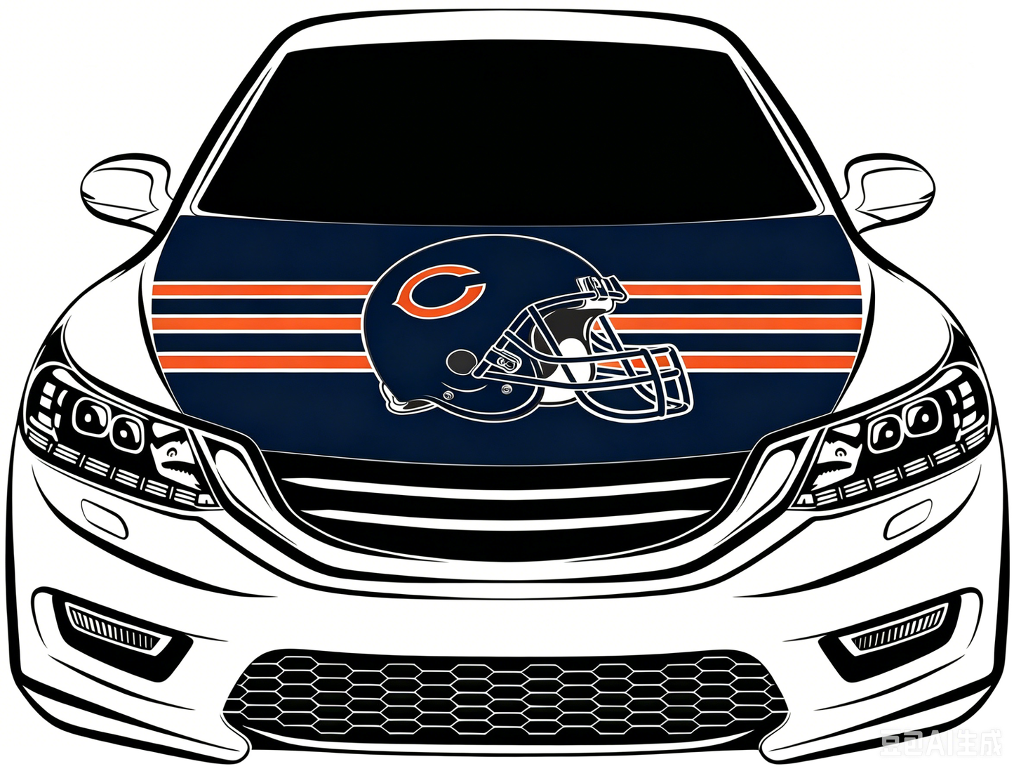 NFL Chicago Bears Flag-3.3x5 Ft 6X7Ft Car Hood Cover Banner Flag Of NFL Chicago Bears  -100% polyester
