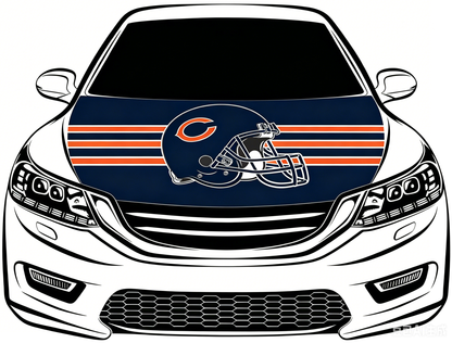 NFL Chicago Bears Flag-3.3x5 Ft 6X7Ft Car Hood Cover Banner Flag Of NFL Chicago Bears  -100% polyester