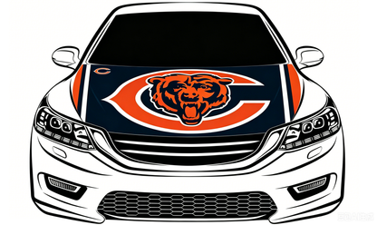 NFL Chicago Bears Flag-3.3x5 Ft 6X7Ft Car Hood Cover Banner Flag Of NFL Chicago Bears  -100% polyester