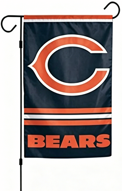 Chicago Bears Flag NFL  Garden Banner Chicago Bears Flags -100% polyester 12x18 inches / 28x40 inch